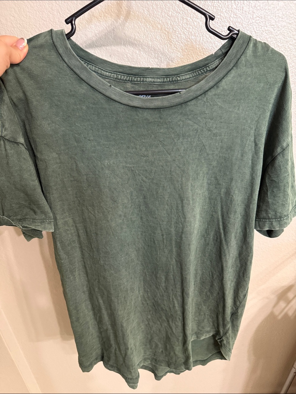 AE Crewneck T-Shirt - Olive Green